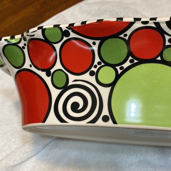 Carla Grogan Burton & Burton Merry Christmas Y’all serving bowl - Picture 5 of 8